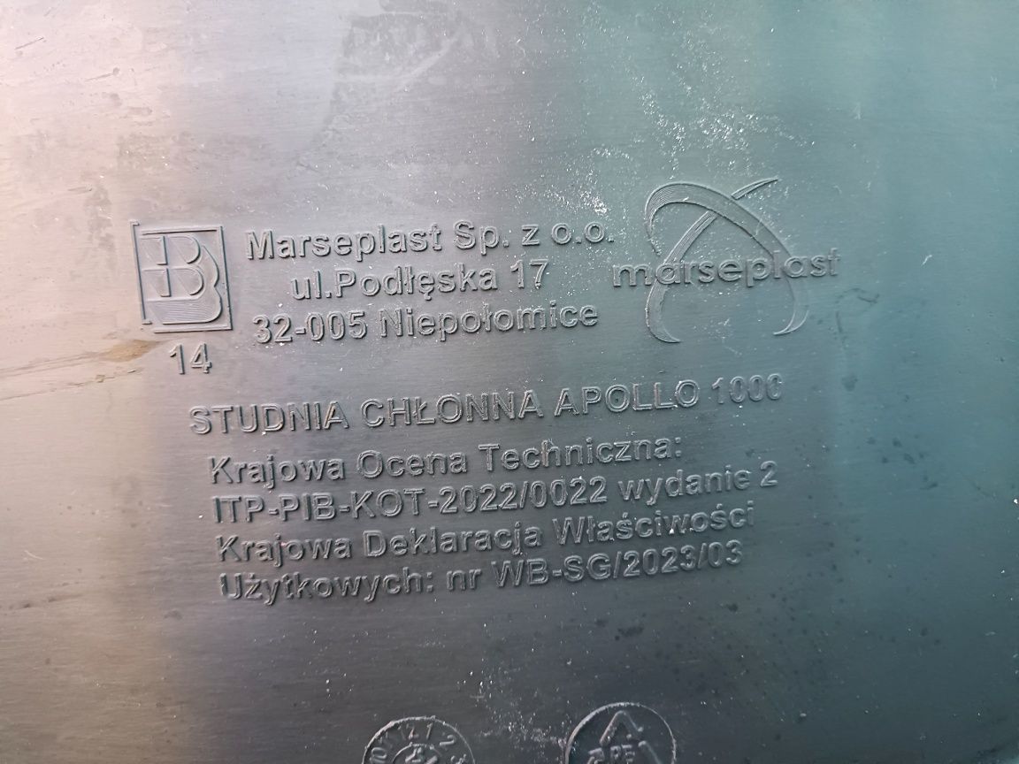 Studnia chłonna Apollo 1000l