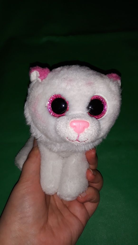 Ty Beanie Babies 6 дюймов Tabor Pink Tiger плюшевый котик девчачий