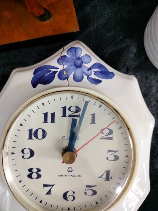 Zegar minutnik fajans Włocławek