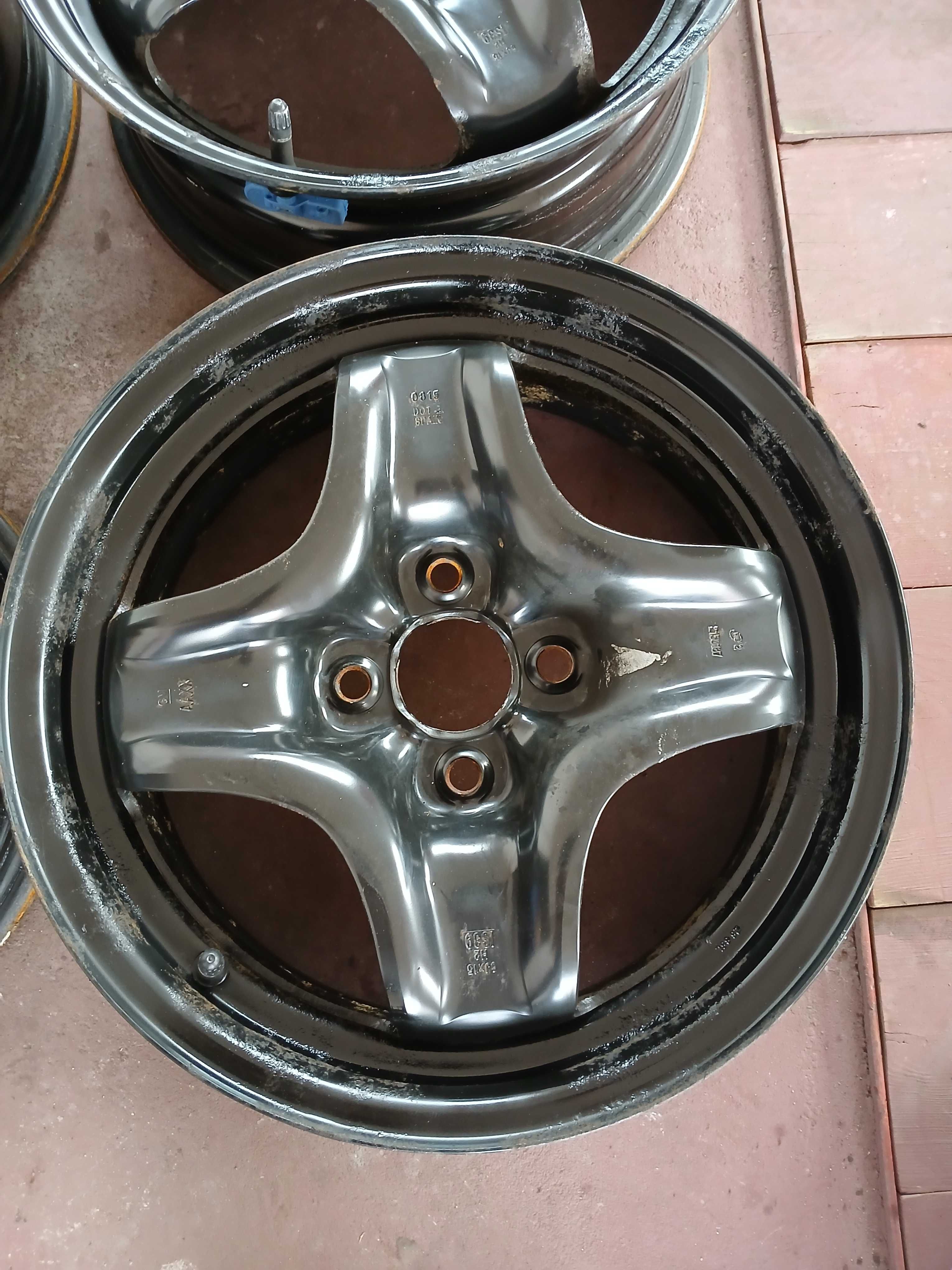 Felgi stalowe strukturalne OPEL Corsa Karl itp 4x100 6j15 et 39 TPMS