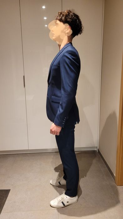 Garnitur slim fit na 170-174 cm wrostu