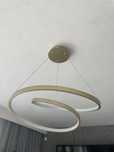 Lampa wisząca LED - LUCERO LED 48W 4000K - złoty mat