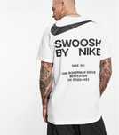 Мужские футболки Nike TN Swoosh Air Max черная белая найк свуш тн