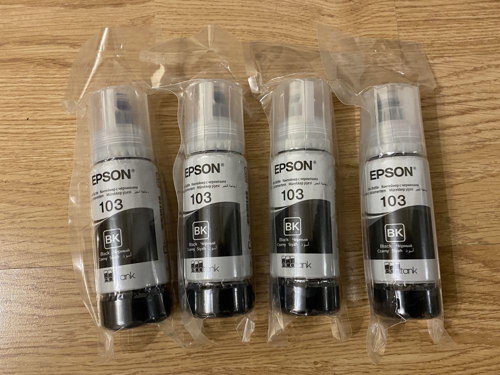 Оригинальные чернила Epson 103 BLACK