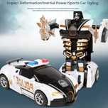 НОВАЯ Детская игрушка трансформер машинка-робот полицейская police