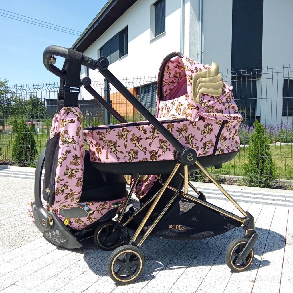 Wózek Cybex Mios Pink wings 3w1