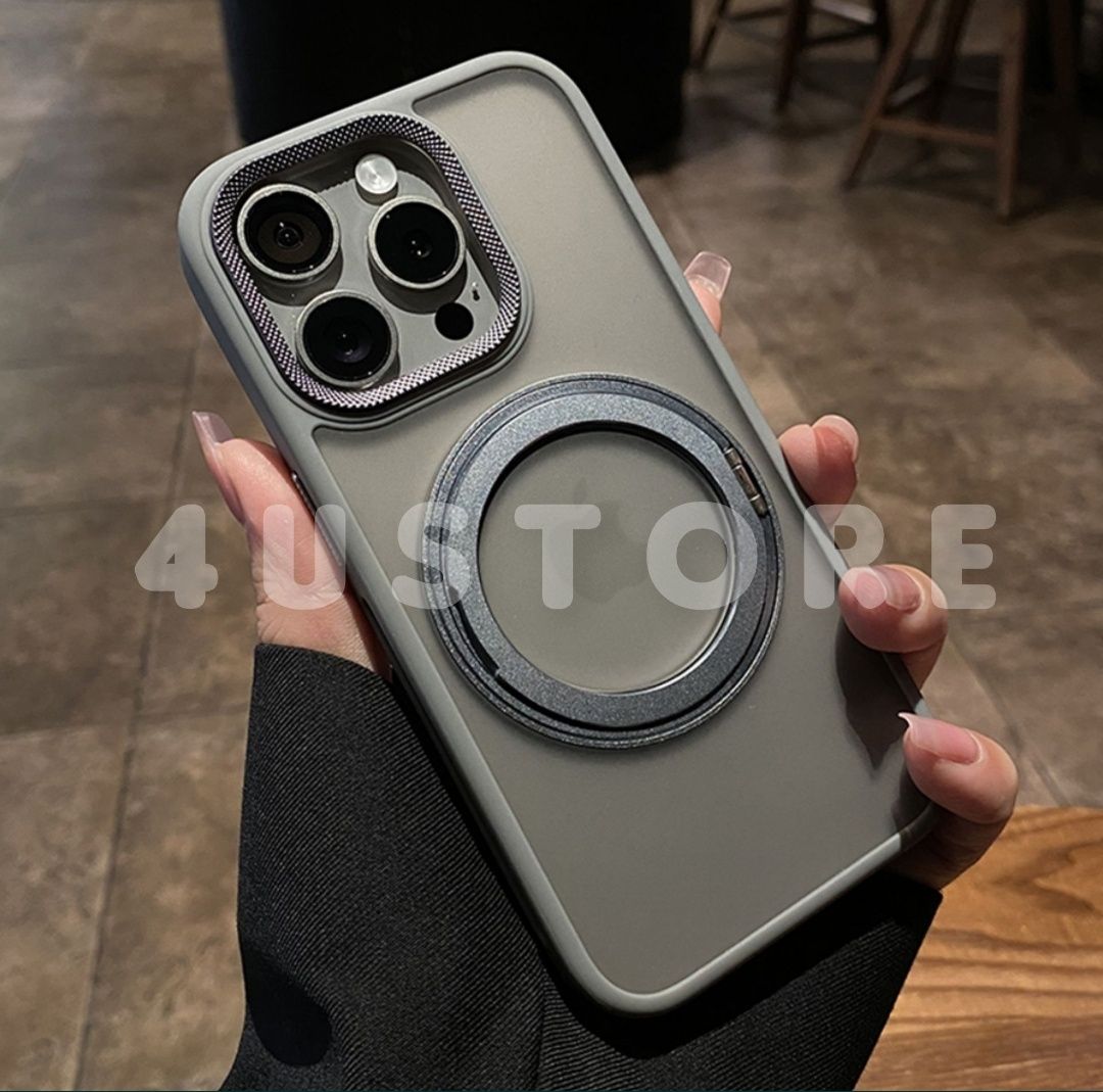 Чехол Matt Ring Magsafe на iPhone 15 16 Pro Max чохол матовий кільце
