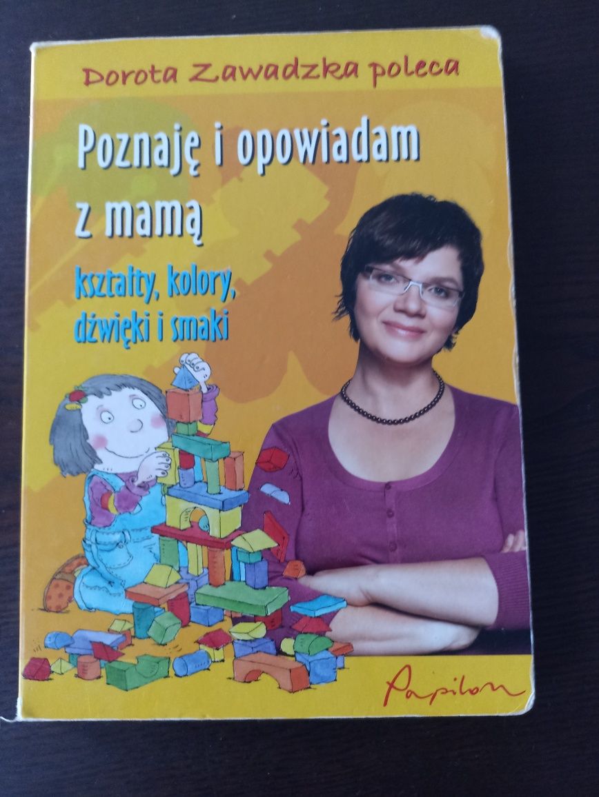 Poznaję i opowiadam z mamą - kształty, kolory, dźwięki i smaki  kształ