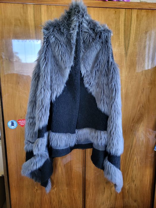 Bezrękawnik Kamizelka Futerko