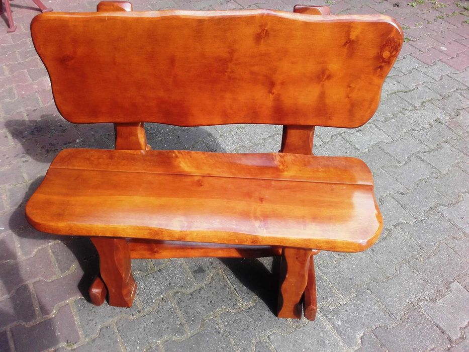 stół meble ogrodowe ławka komplet meble biesiadne olcha