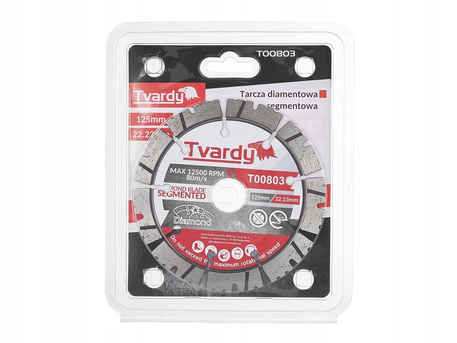 Tarcza Diamentowa Segment Do Asfaltu Kamień Marmur Granit 125Mm