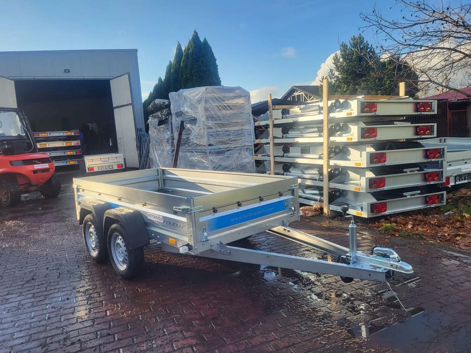 Faro Przyczepa Faro Solidus 263x125x35 2 osiowa solidna dowoz pod dom  Nowa przyczepa Faro 263x125x35 2 osie mocna Częstochowa dostawa