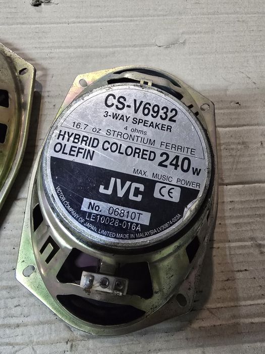 Динамики овалы JVC 240w оригиналы колонки Акустическая система