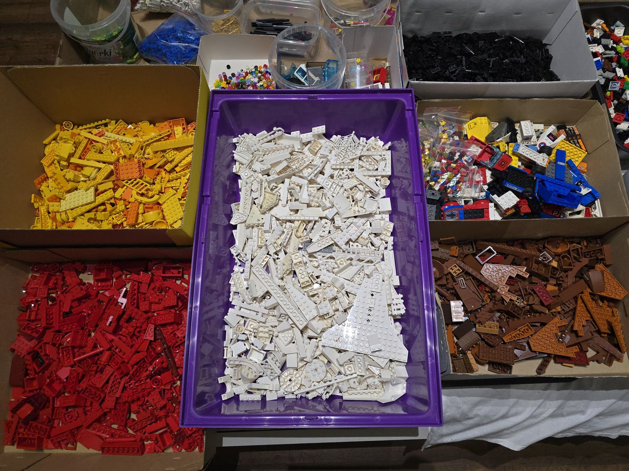 53kg klocków LEGO, mix, posortowane, 95-98% oryginał