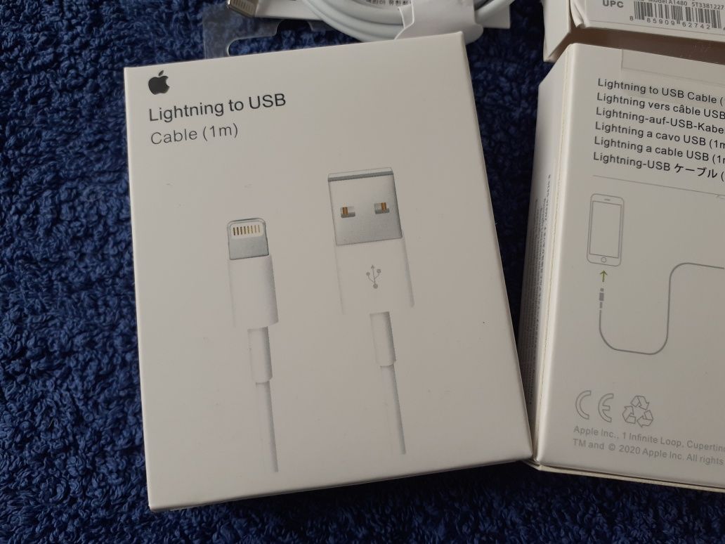 Kabel USB to Lightning 1m do IPhone NOWY.