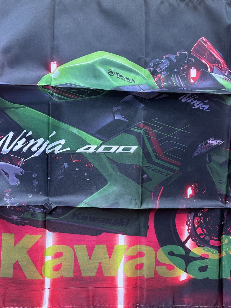 Flaga Kawasaki Ninja 400 / Nowa 90/60