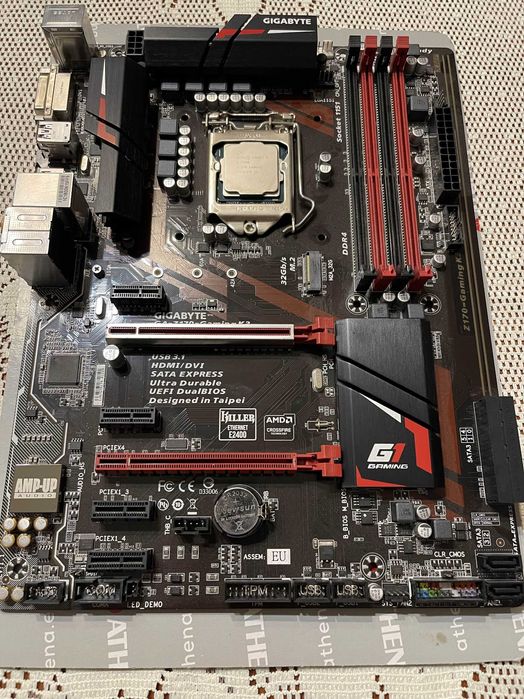GA-Z170 Gaming K3 + i5-7400 Delid
