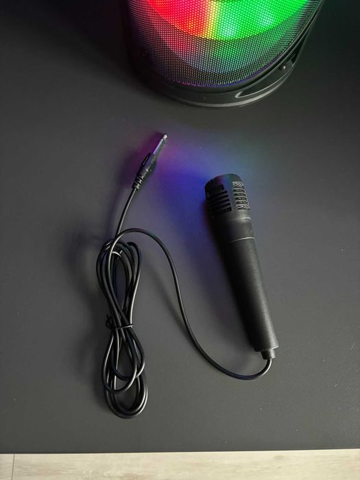 Głośnik Bluetooth SPEAKER ZQS6212 Kolumna LED z mikrofonem i pilotem