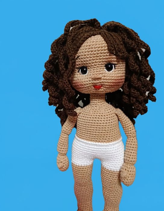 Вязаная кукла,  Игрушка ручной работы