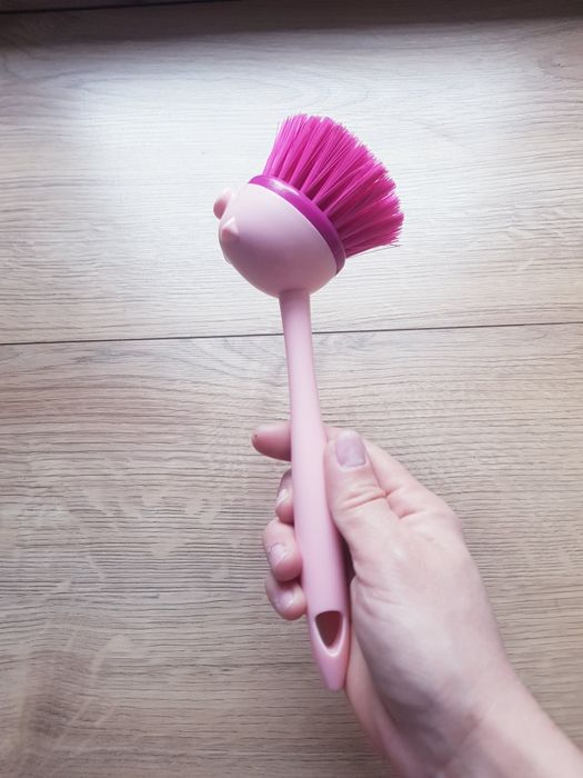 Nowa szczotka do mycia naczyń Świnka