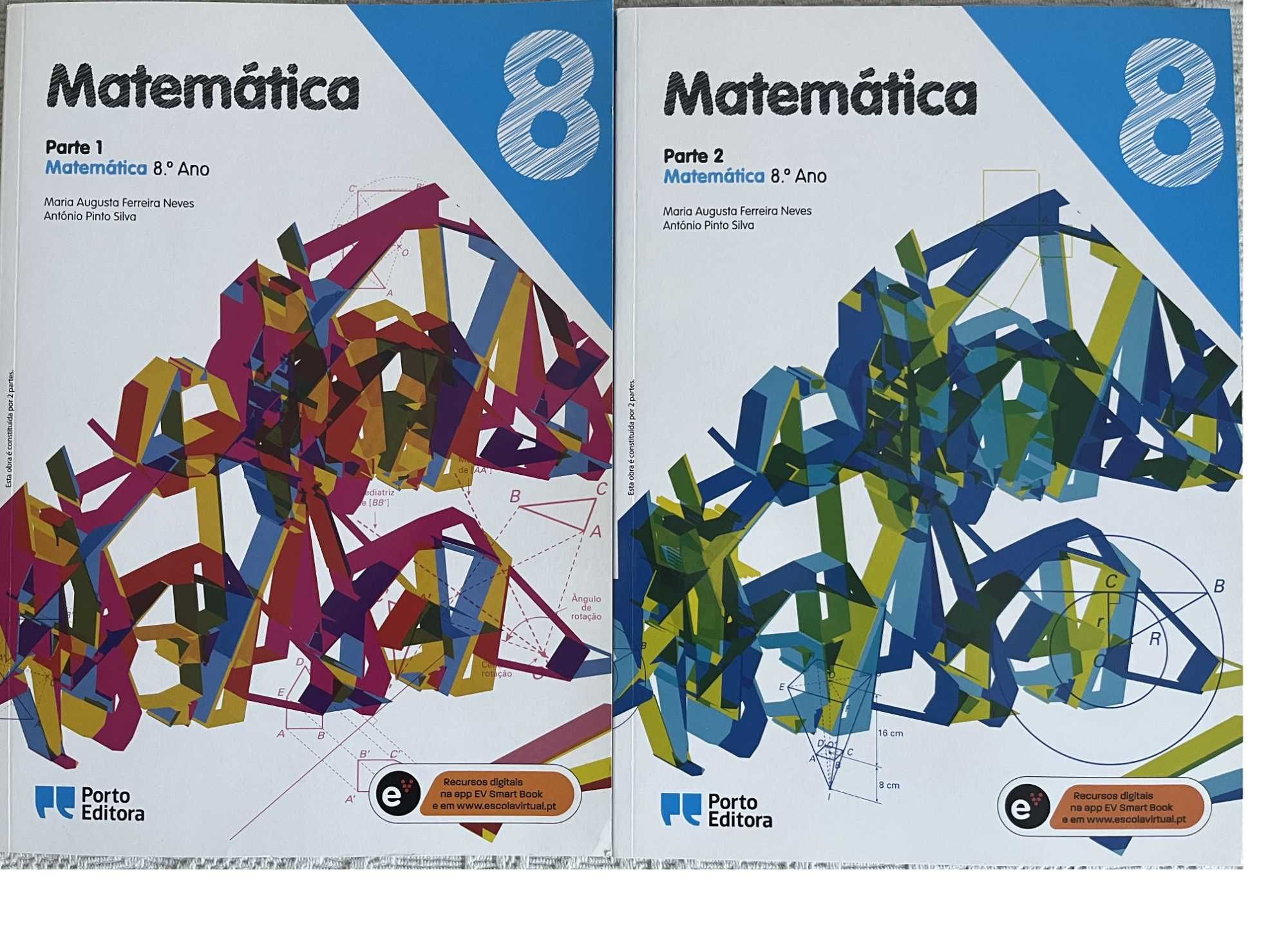 Livros Matemática (Porto Editora) - 8ºAno