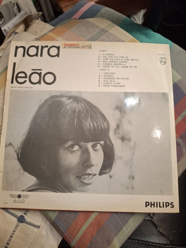 Nara Leão autografo sucessos Lp bossa nova soul
