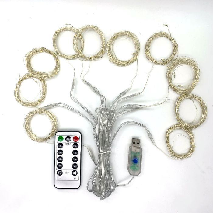 гірлянда штора роса, опт лучшая цена , все цвет и размеры гирлянда usb