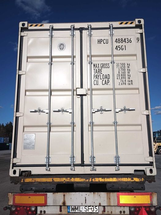 Kontener morski 40 HC, one way 2025 r.! NOWY, kolory! Magazyn, 2.9 m
