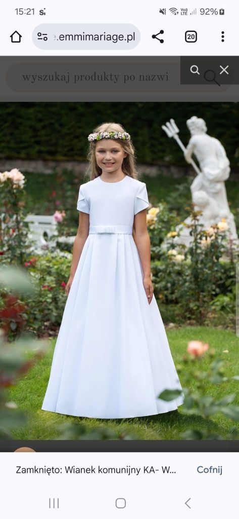 Sukienka komunijna Emmi Mariage 146