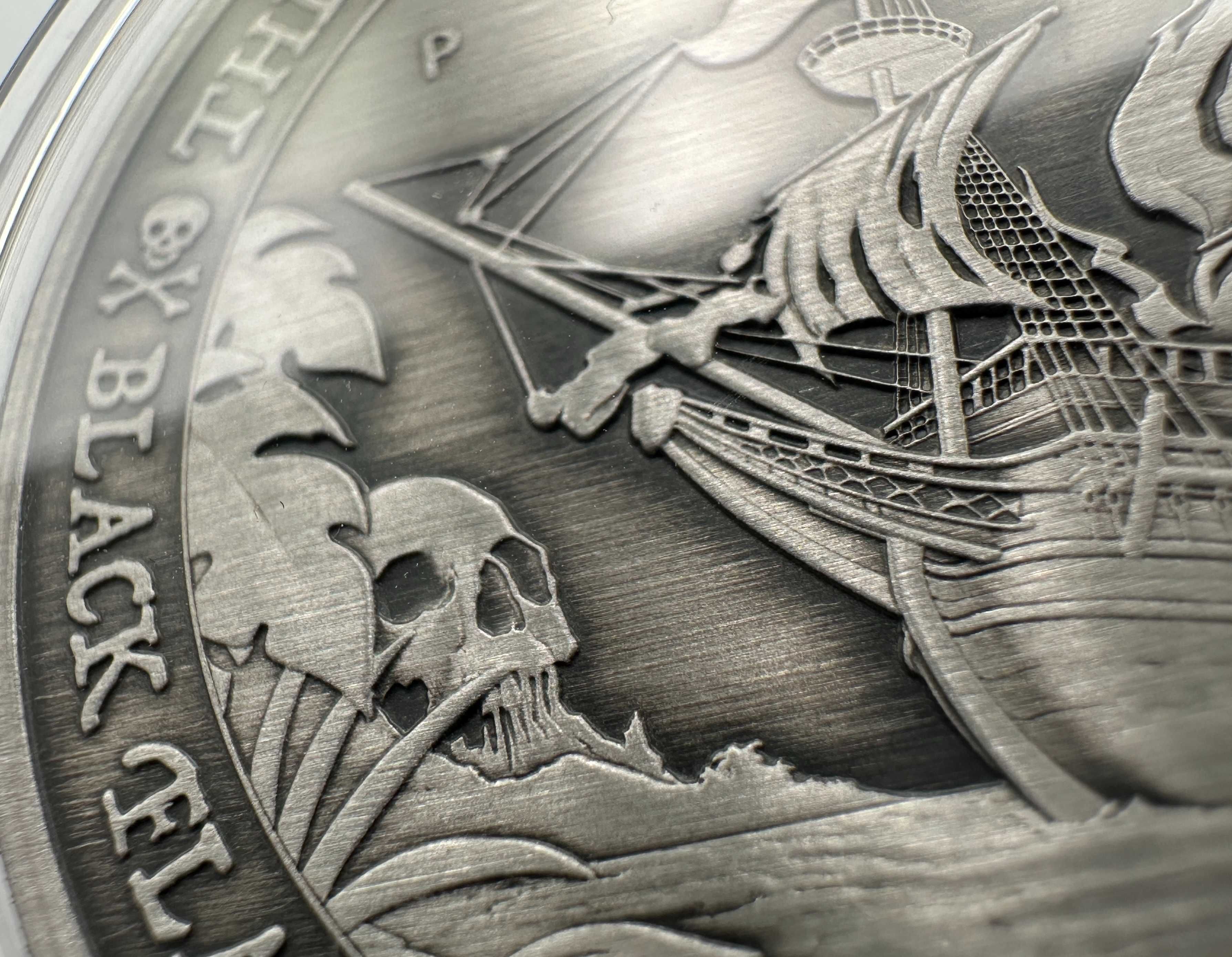Тираж 1500 шт. Чорний прапор Perth Mint Тувалу Кінгстон