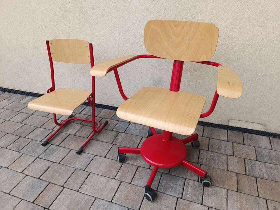 Nowe krzesło dziecięce na kółkach