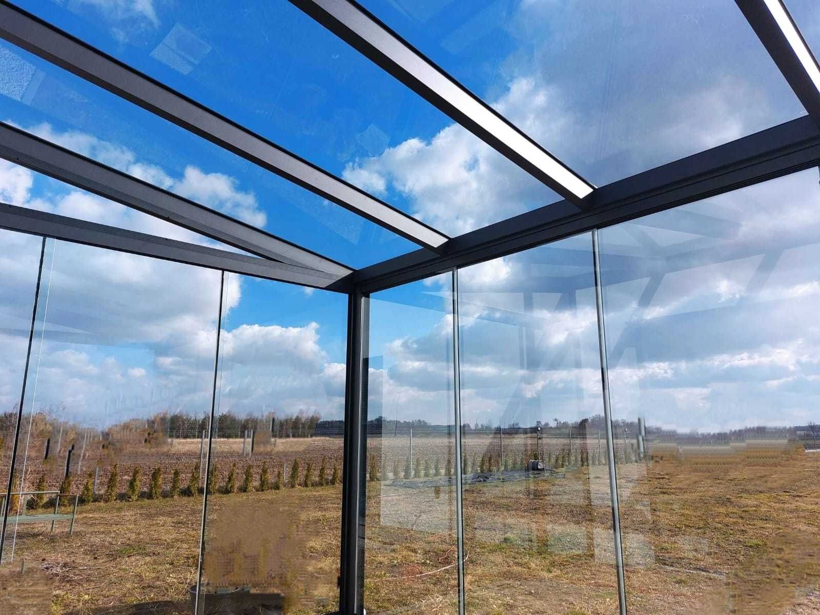 Zabudowa Taras Szkło Aluminium Taras Ogród zimowy Zabudowa Restauracji
