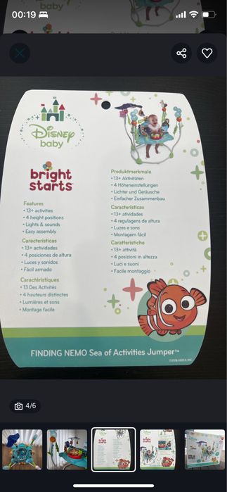 Cadeira Pula pula para bebe