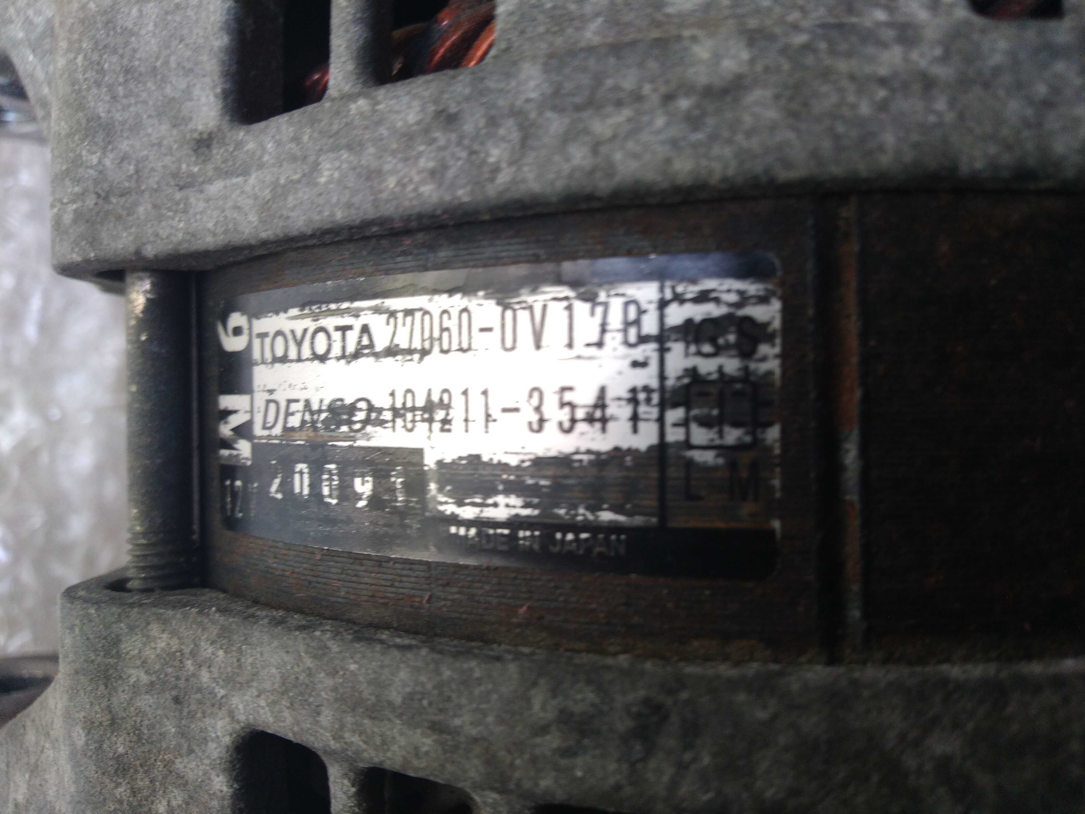 Генератор Toyota RAV4 2015 2,5L AVD USA 100A 27060-0V170