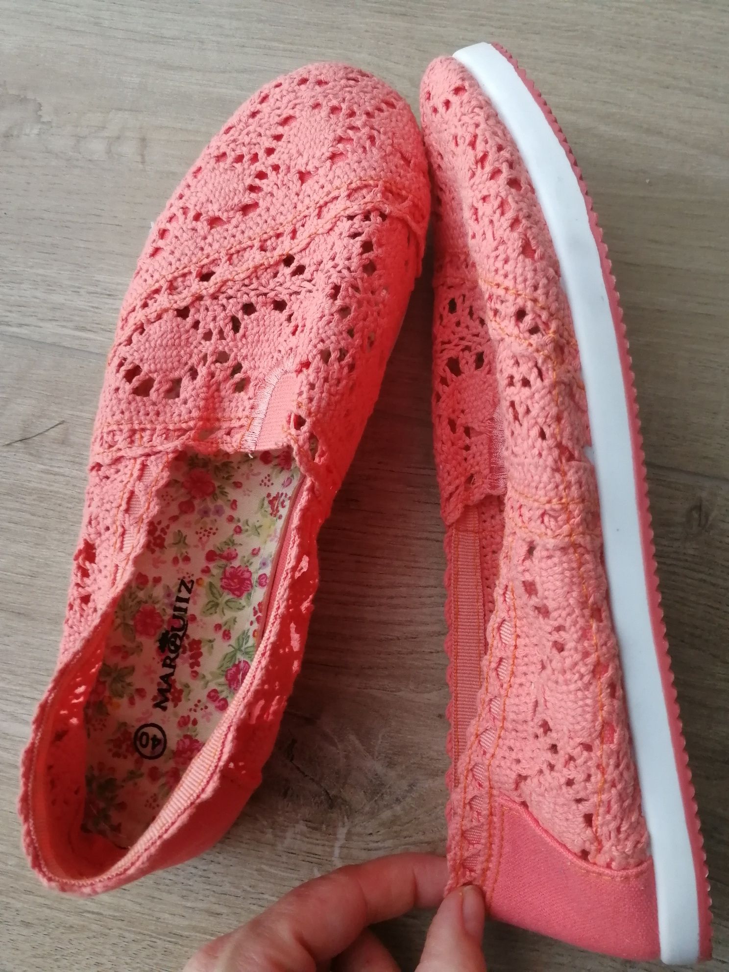 Espadryle elastyczne. Slip on 38 - 38,5 wkł. 24,5 cm