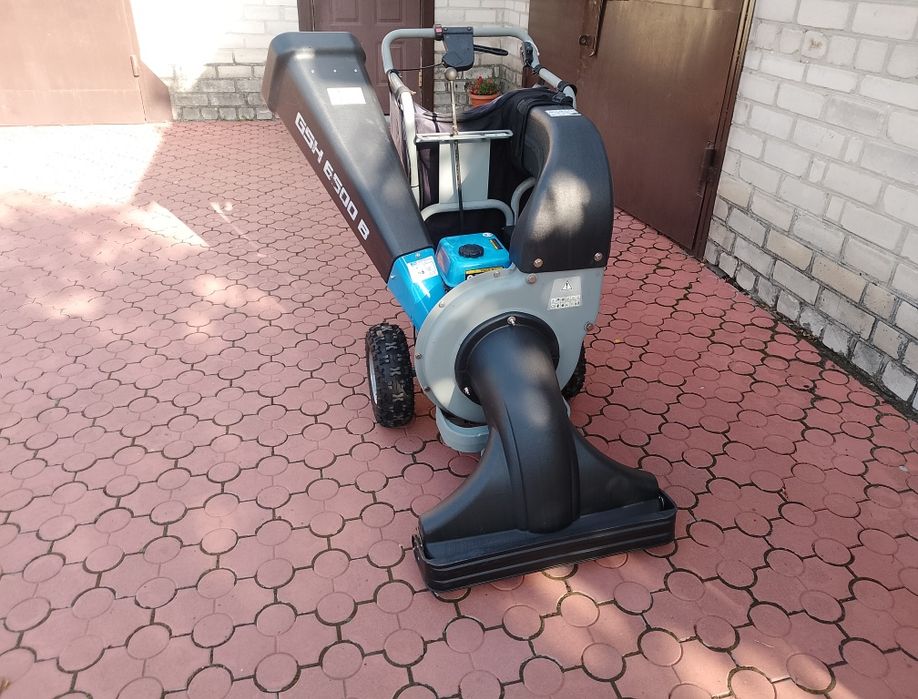 Садовий пилосос подрібнювач гілок Gude дробилка шредер