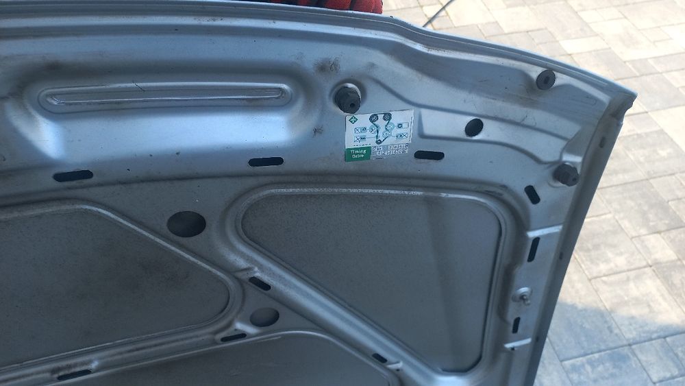 Audi a3 8l 96-03 maska pokrywa silnika srebrna ly7m