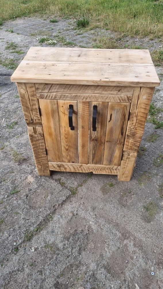 Szafka pod umywalkę stare drewno