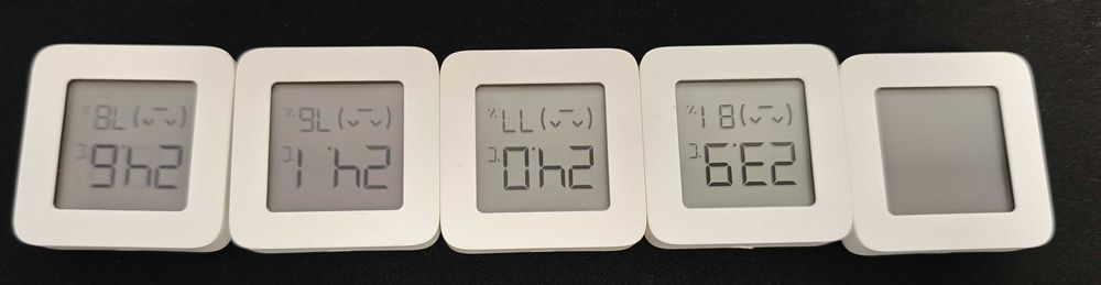 Czujnik temperatury i wilgotności XIAOMI Mi 2 LYWSD03MMC [5 sztuk]