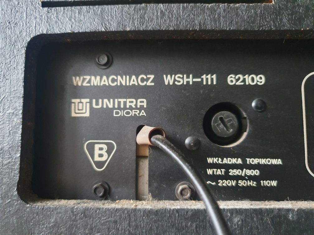 Wzmacniacz tuner stereo WSH-111 TSH-111  UNITRA DIORA wieża PRL