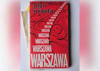 Warszawa - plan miasta - 1978 rok