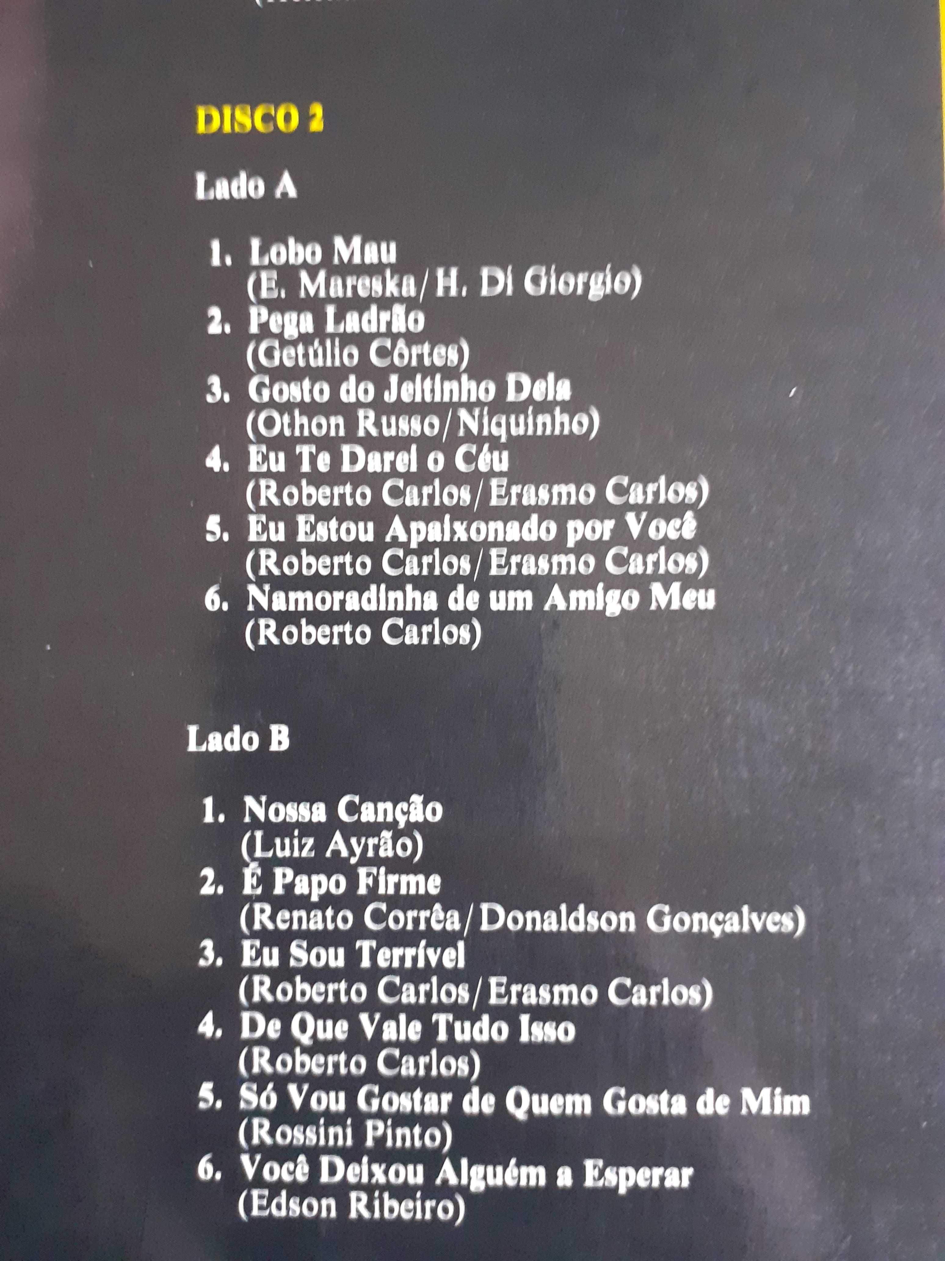 Roberto Carlos 5 discos de Vinil