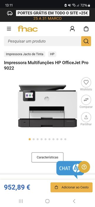Impressora HP  nova