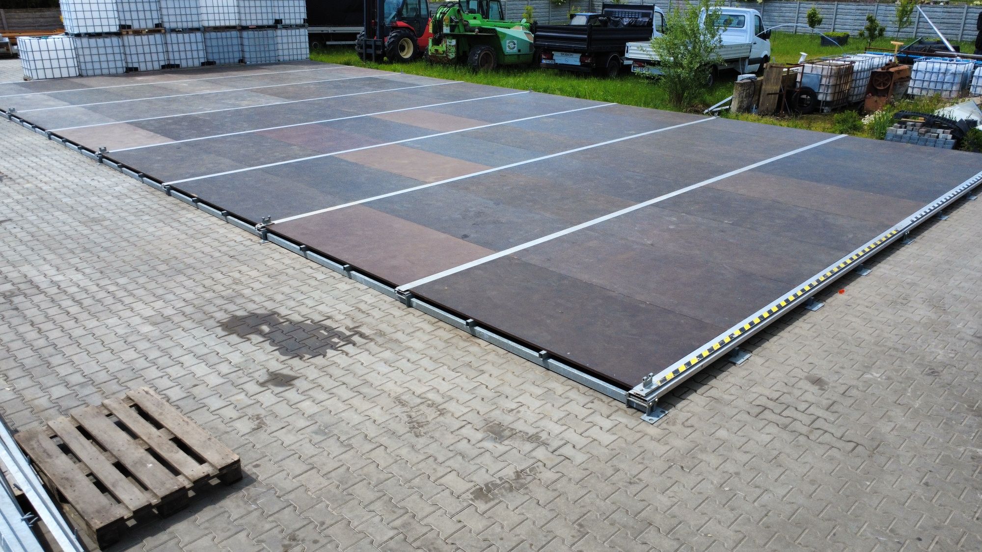 Hala namiotowa eventowa imprezowa z podłogą 10x20 aluminiowa POL-PLAN