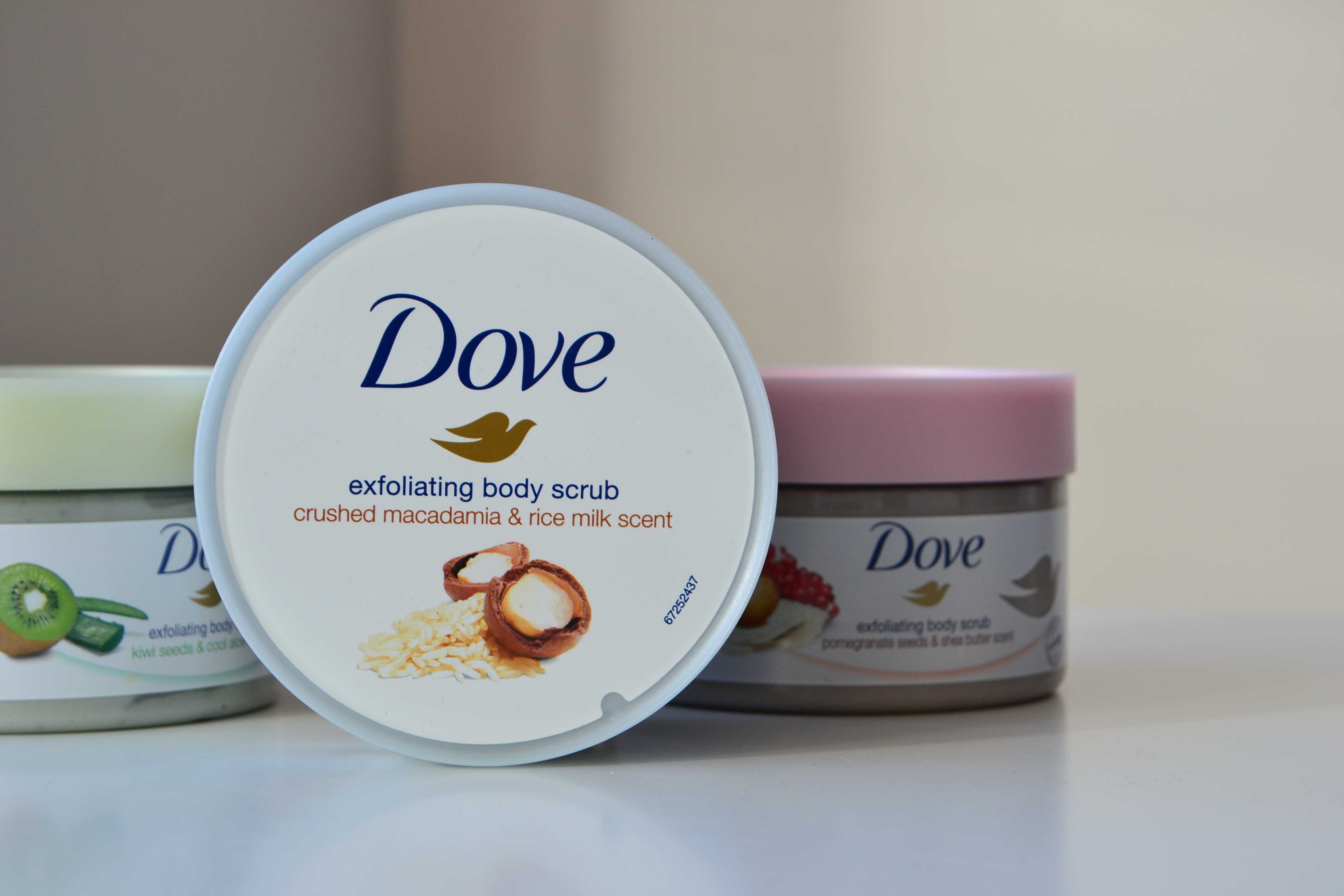 Dove exfoliating body scrub скраб для тіла дав 225 мл