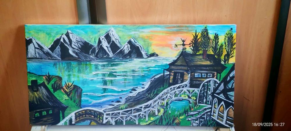 Obrazek Malowany ręcznie