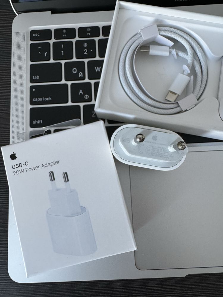 Бистрая ОРИГИНАЛ зарядка для айфон 20w блок + кабель iphone швидкісна