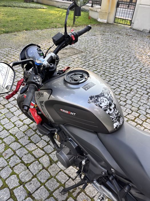 Triumph Trident 660, Cena zimowa. Salon PL 28 tys km przebiegu