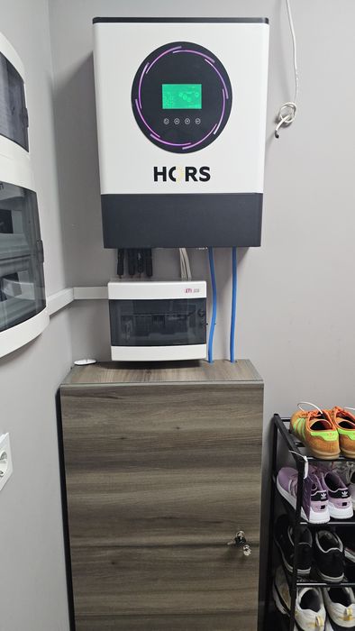 Інвертор HORS + літій іонна батарея 12 кВт з BMS (готове рішення)