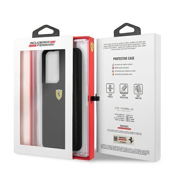 Etui Ferrari Galaxy S21 Ultra - Kolekcja On Track - Perforated